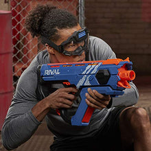 Load image into Gallery viewer, NERF Perses Mxix-5000 Rival Motorized Blaster (Blue) -- Fastest Blasting Rival System, up to 8 Roundsper S -- Rechargeable Battery, Quick-Load Hopper
