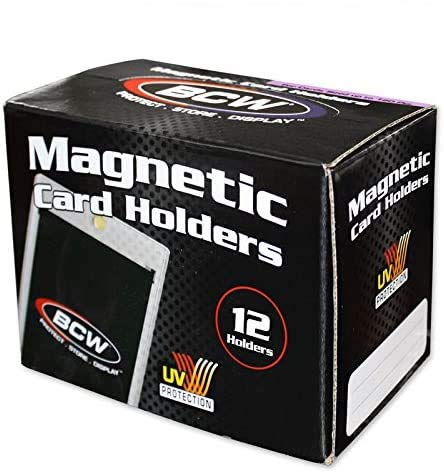 BCW 180 Pt Magnetic Card Holders, 12 Pack