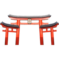 H13168 Torrii of Shiramine-gu Japan Japanese Gate Cardboard Cutout Back Drop Stand up