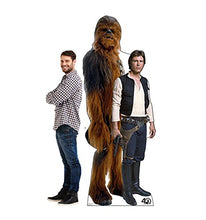 Load image into Gallery viewer, Advanced Graphics Han Solo &amp; Chewbacca Life Size Cardboard Cutout Standup - Star Wars 40th Anniversary
