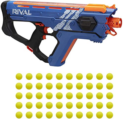 NERF Perses Mxix-5000 Rival Motorized Blaster (Blue) -- Fastest Blasting Rival System