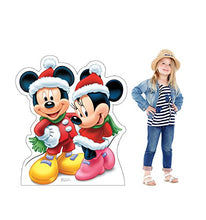 Load image into Gallery viewer, Advanced Graphics Mickey &amp; Minnie Christmas Life Size Cardboard Cutout Standup
