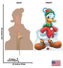 Load image into Gallery viewer, Advanced Graphics Holiday Donald Duck Life Size Cardboard Cutout Standup - Disney Holiday Collection
