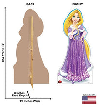 Load image into Gallery viewer, Advanced Graphics Holiday Rapunzel Life Size Cardboard Cutout Standup - Disney Holiday Collection
