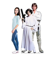 Load image into Gallery viewer, Advanced Graphics Luke &amp; Leia Life Size Cardboard Cutout Standup - Star Wars 40th Anniversary
