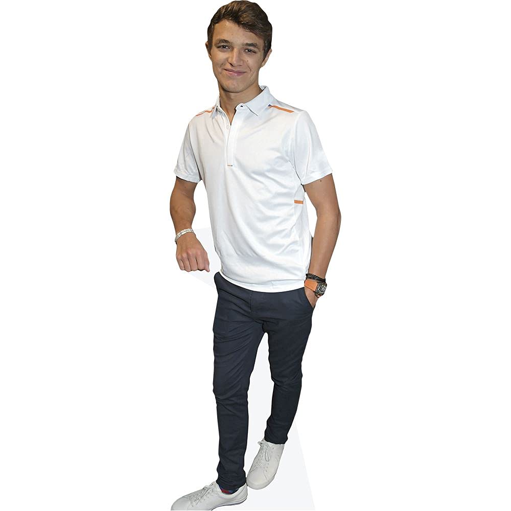 Lando Norris (White Shirt) Mini Size Cutout