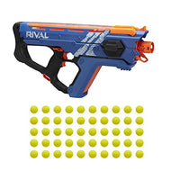 NERF Perses Mxix-5000 Rival Motorized Blaster (Blue) -- Fastest Blasting Rival System, up to 8 Roundsper S -- Rechargeable Battery, Quick-Load Hopper