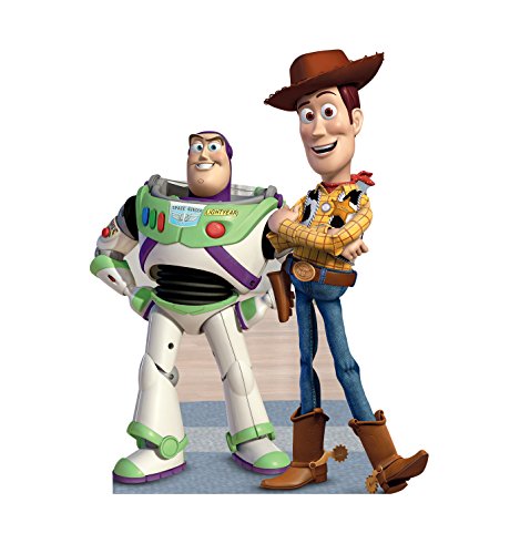 Advanced Graphics Buzz & Woody Life Size Cardboard Cutout Standup - Disney Pixar's Toy Story