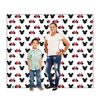 Load image into Gallery viewer, Advanced Graphics Mickey and Minnie Ears Step and Repeat Double Wide Life Size Cardboard Cutout Standup
