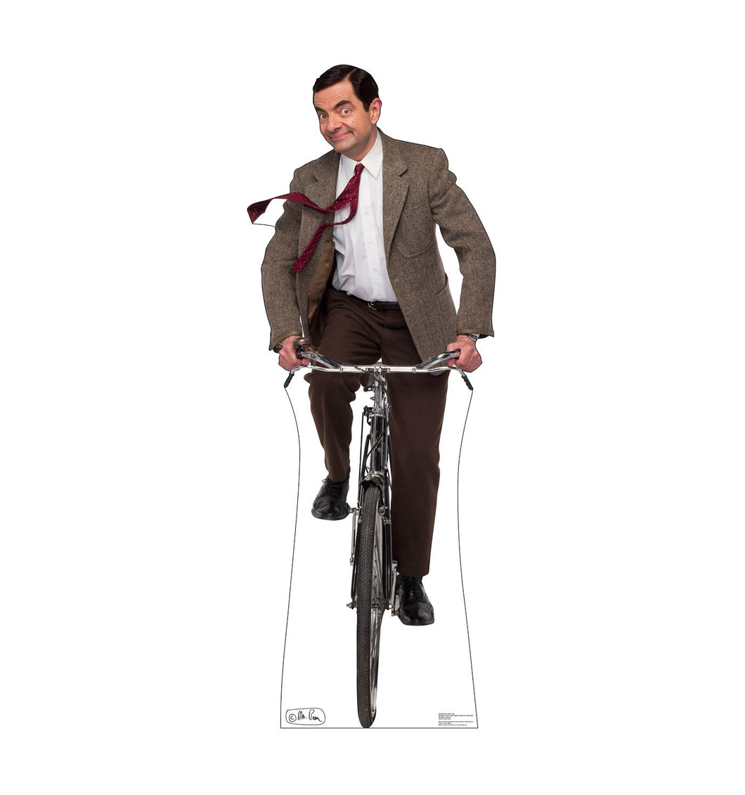 Advanced Graphics Mr. Bean Bike Ride Life Size Cardboard Cutout Standup