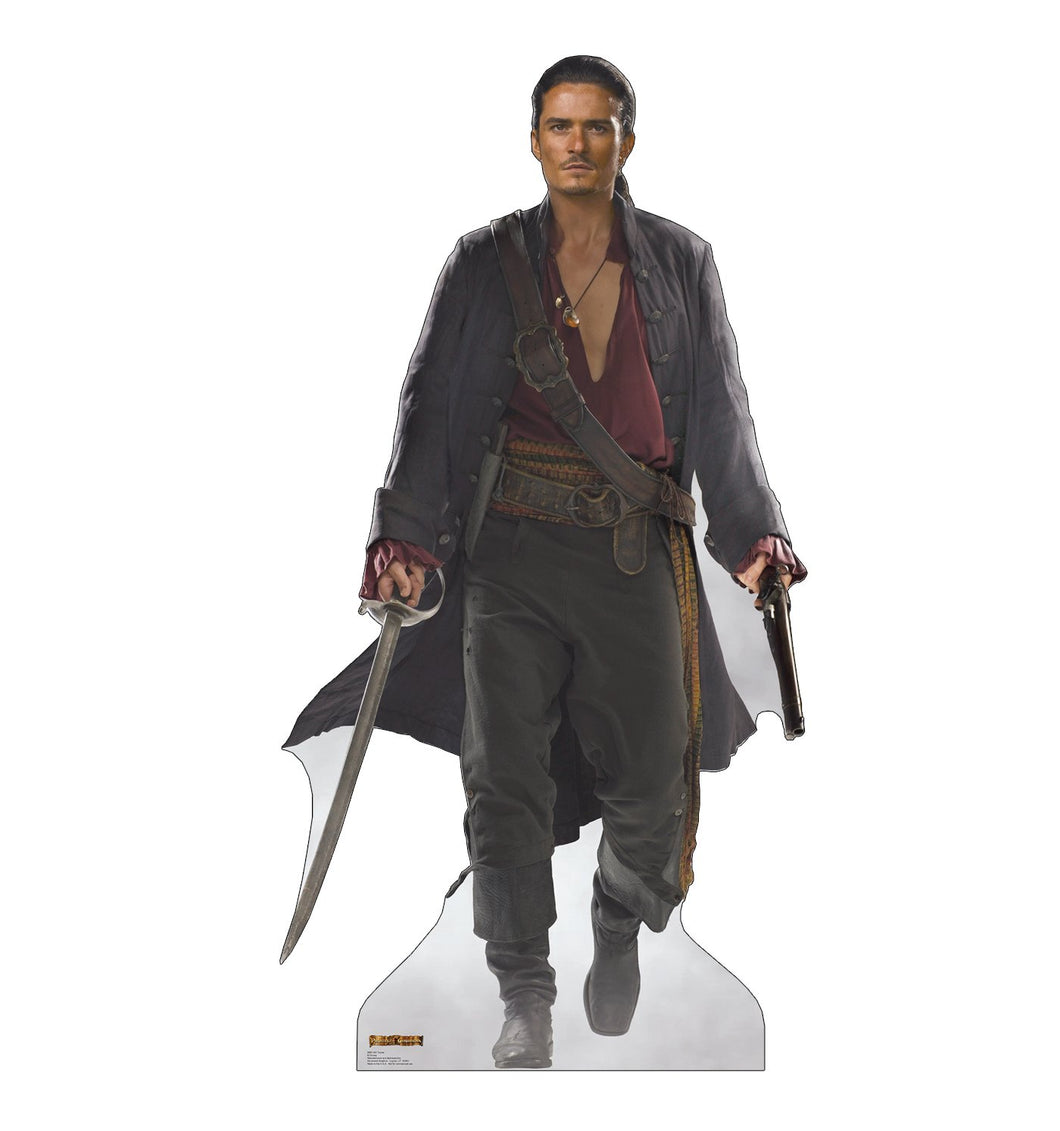 Advanced Graphics Will Turner Life Size Cardboard Cutout Standup - Disney's Pirates of The Caribbean