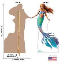 Load image into Gallery viewer, Advanced Graphics Ariel Cardboard Cutout Standup - Disney&#39;s Live Action The Little Mermaid (2023 Film)
