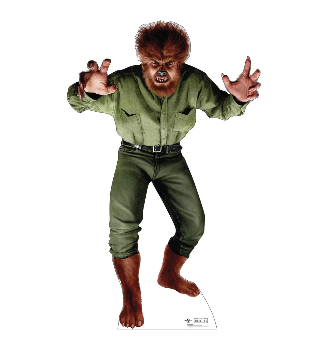 Advanced Graphics Wolf Man Life Size Cardboard Cutout - Universal Classic Monsters