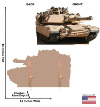 Load image into Gallery viewer, Advanced Graphics Army Tank Life Size Cardboard Cutout Standup
