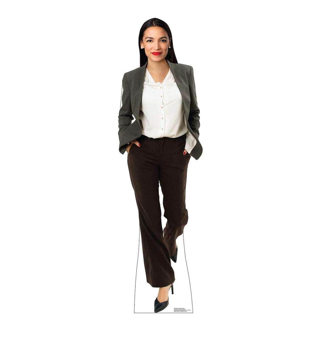 Advanced Graphics Representative Alexandria Ocasio-Cortez Life Size Cardboard Cutout Standup