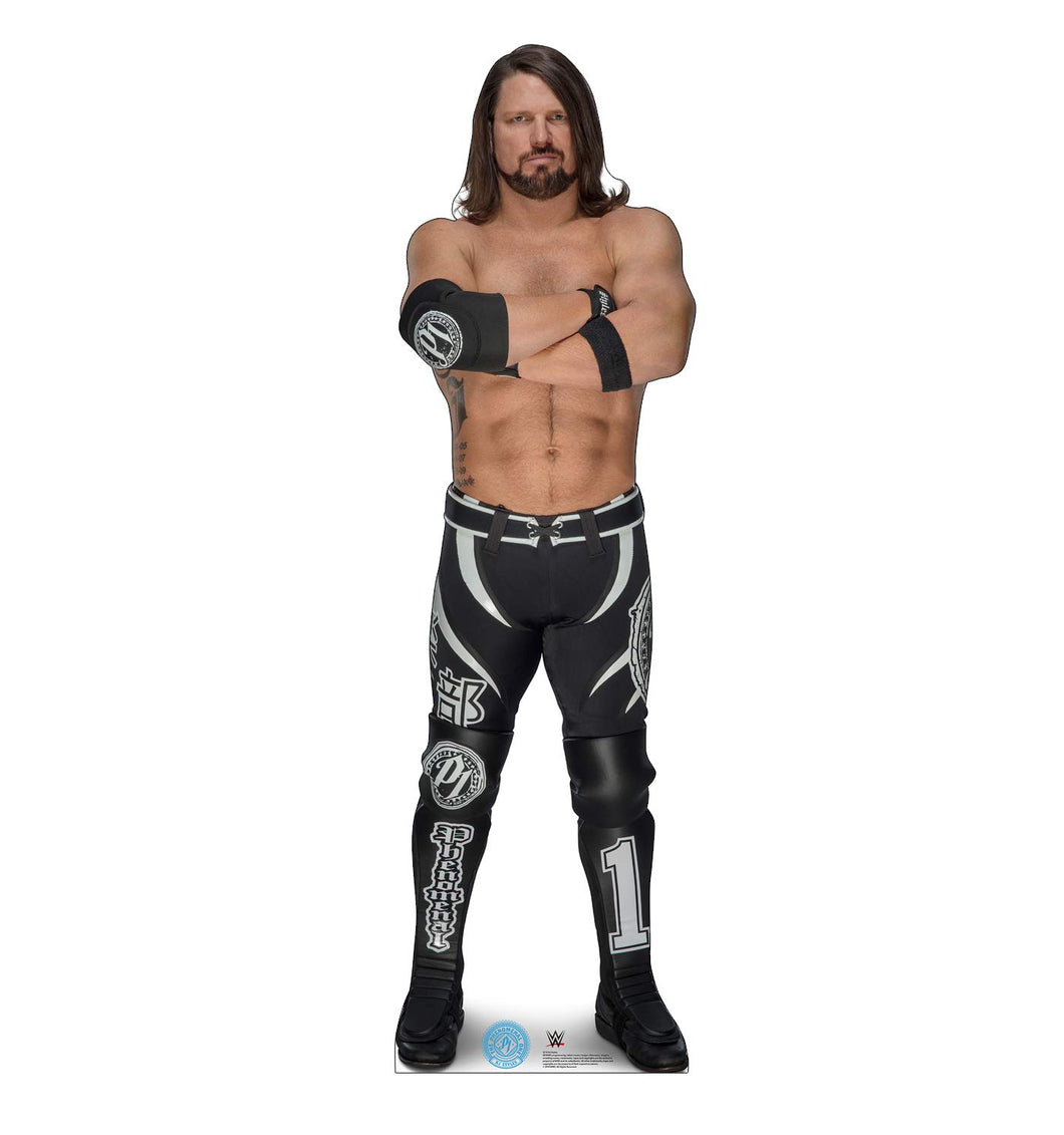 Advanced Graphics AJ Styles Life Size Cardboard Cutout Standup - WWE