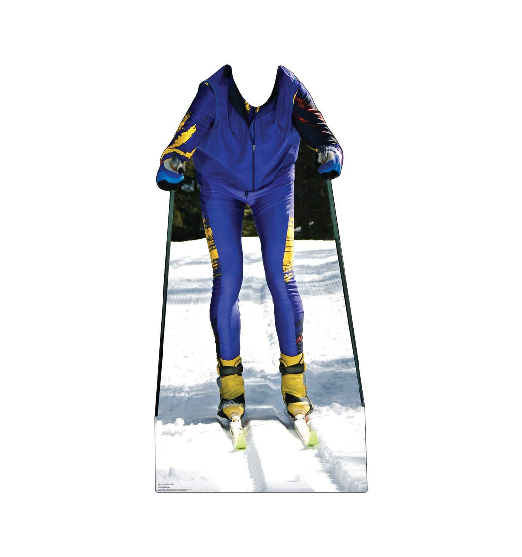 Advanced Graphics Cross Country Skier Stand-in Life Size Cardboard Cutout Standup