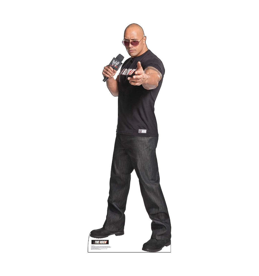 Advanced Graphics The Rock Life Size Cardboard Cutout Standup - WWE