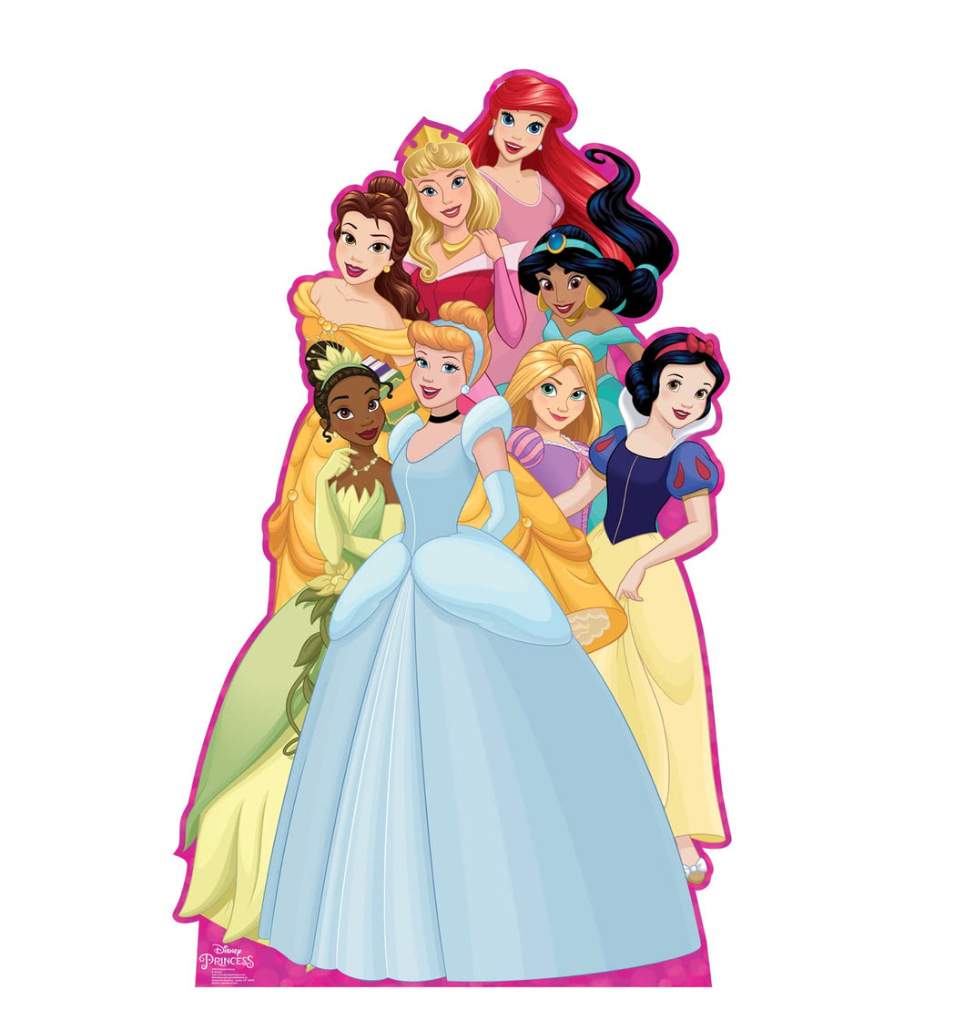 Advanced Graphics Princess Collage Life Size Cardboard Cutout Standup - Disney