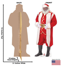 Load image into Gallery viewer, Advanced Graphics The Real Black Santa Life Size Cardboard Cutout Standup
