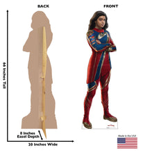 Load image into Gallery viewer, Advanced Graphics Ms. Marvel Life Size Cardboard Cutout Standup - The Marvels (2023 Film)
