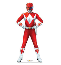 Load image into Gallery viewer, Advanced Graphics Red Power Ranger Cardboard Cutout Standup - Power Rangers
