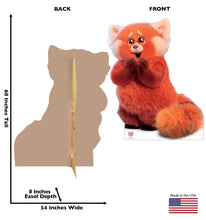 Load image into Gallery viewer, Advanced Graphics Red Panda Mei Life Size Cardboard Cutout Standup - Disney Pixar&#39;s Turning Red (2022 Film)
