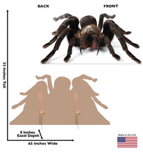 Load image into Gallery viewer, Advanced Graphics Giant Tarantula Life Size Cardboard Cutout Standup - Made in USA
