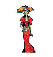 Advanced Graphics Day of The Dead Woman Life Size Cardboard Cutout Standup