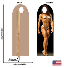 Load image into Gallery viewer, Advanced Graphics Muscle Woman Stand-in Life Size Cardboard Cutout Standup
