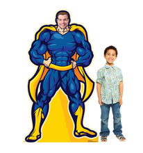 Load image into Gallery viewer, Advanced Graphics Super Hero in Blue Life Size Cardboard Cutout Standup
