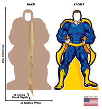 Load image into Gallery viewer, Advanced Graphics Super Hero in Blue Life Size Cardboard Cutout Standup
