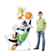 Load image into Gallery viewer, Advanced Graphics Sylvester and Tweety Life Size Cardboard Cutout Standup - Looney Tunes
