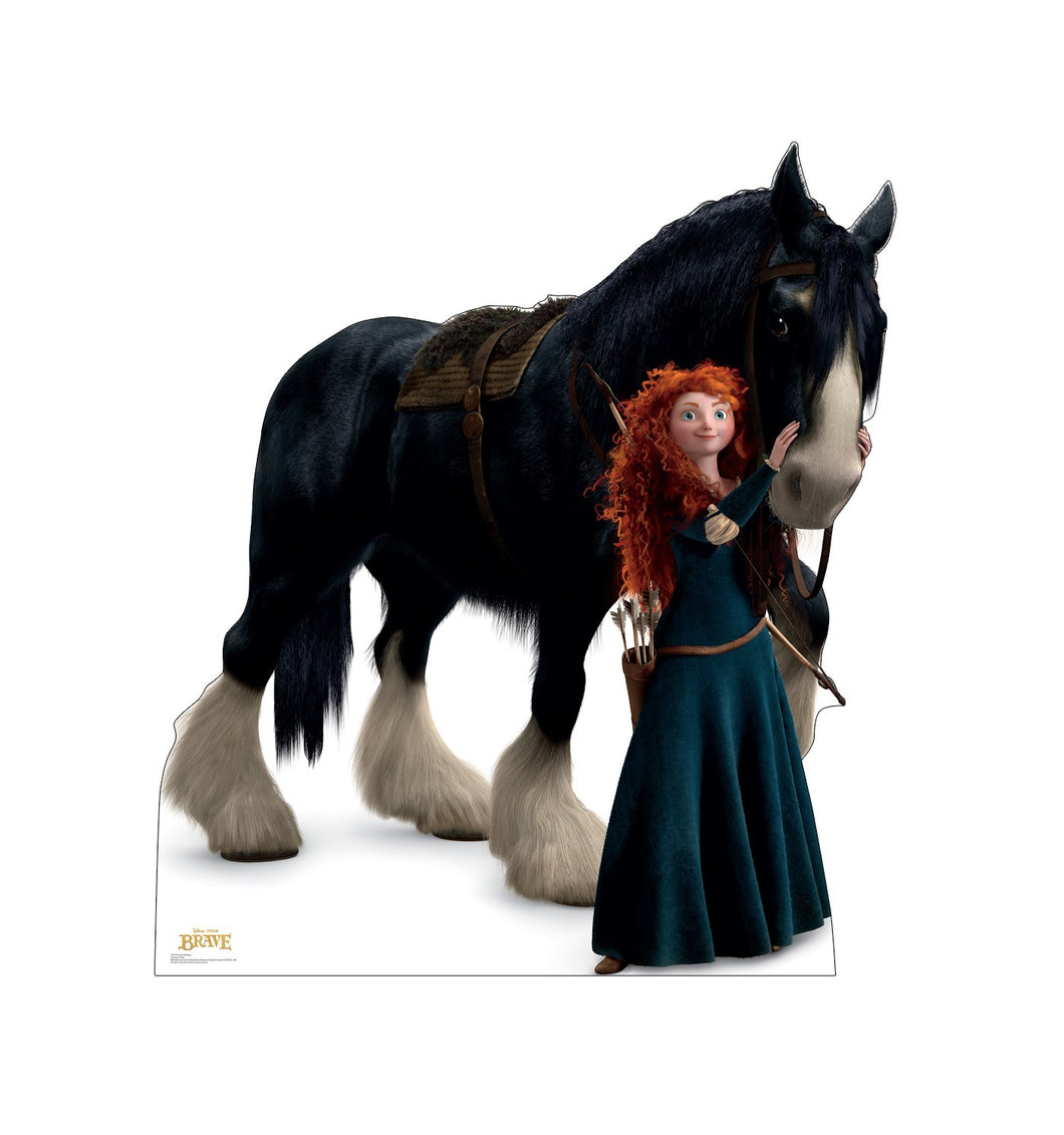 Advanced Graphics Merida & Angus Life Size Cardboard Cutout Standup - Disney Pixar's Brave