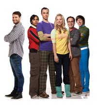 Load image into Gallery viewer, Advanced Graphics Big Bang Theory Group Life Size Cardboard Cutout Standup - The Big Bang Theory
