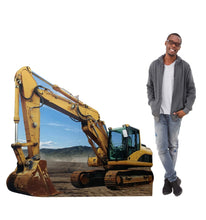 Load image into Gallery viewer, Advanced Graphics Construction Excavator Life Size Cardboard Cutout Standup
