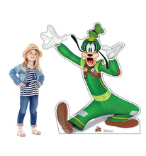 Load image into Gallery viewer, Advanced Graphics Goofy Hands in Air Life Size Cardboard Cutout Standup - Disney Junior&#39;s Mickey and The Roadster Racers
