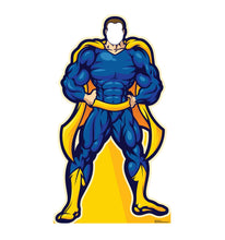 Load image into Gallery viewer, Advanced Graphics Super Hero in Blue Life Size Cardboard Cutout Standup
