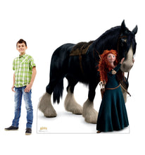 Load image into Gallery viewer, Advanced Graphics Merida &amp; Angus Life Size Cardboard Cutout Standup - Disney Pixar&#39;s Brave
