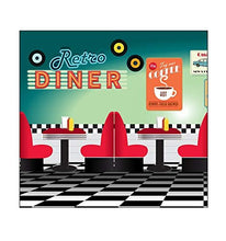 Load image into Gallery viewer, Advanced Graphics 50's Backdrop Double Wide Life Size Cardboard Cutout Standup - AT TEN Distribution
