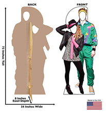 Load image into Gallery viewer, Advanced Graphics 80's Couple Stand - in Life Size Cardboard Cutout Standup - AT TEN Distribution
