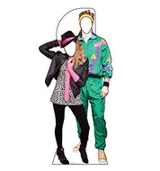 Advanced Graphics 80's Couple Stand - in Life Size Cardboard Cutout Standup - AT TEN Distribution