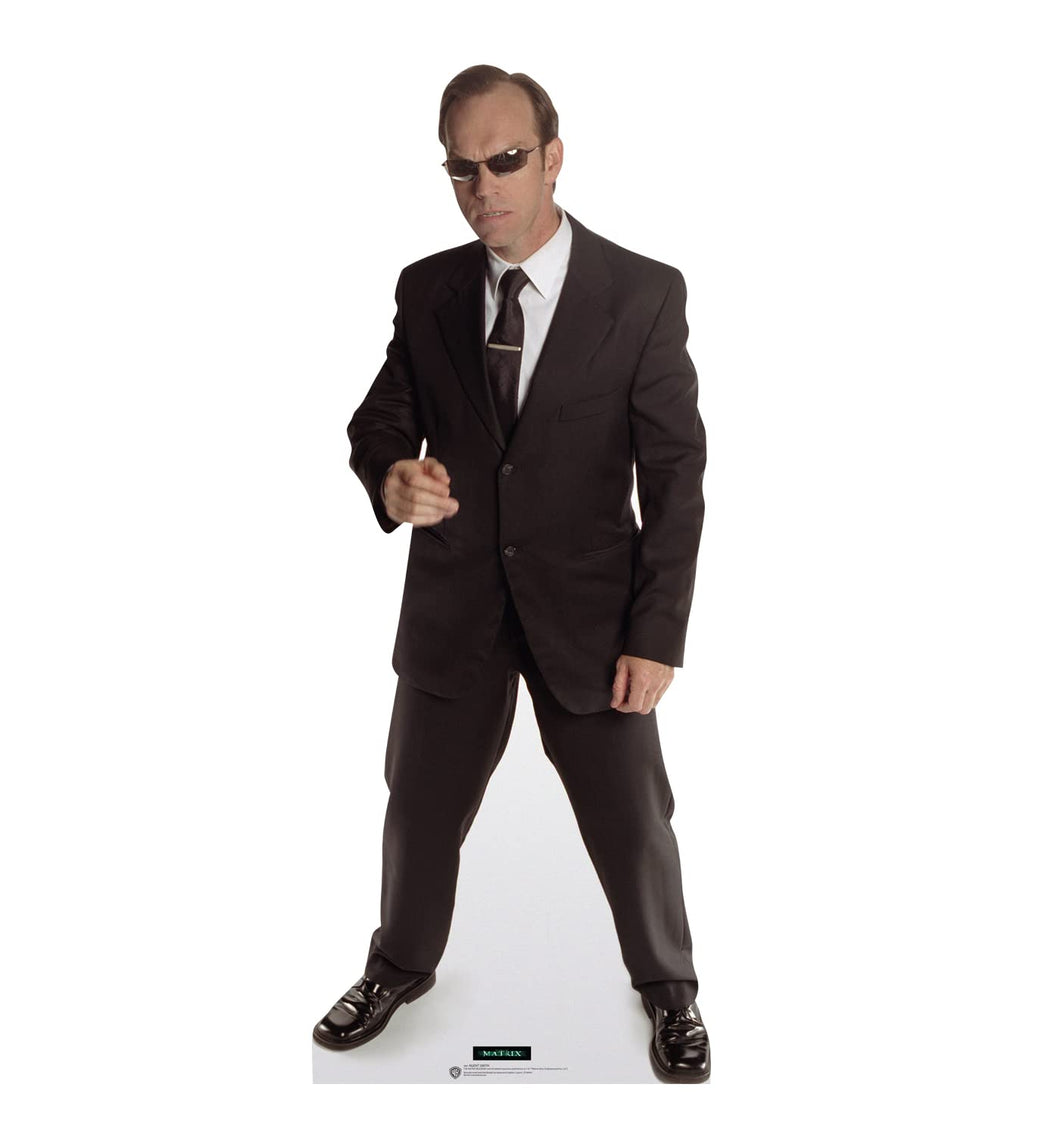 Advanced Graphics Agent Smith Life Size Cardboard Cutout Standup - The Matrix (1999 Film) - AT TEN Distribution
