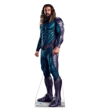 Load image into Gallery viewer, Advanced Graphics Aquaman Blue Suit Life Size Cardboard Cutout Standup - Aquaman and The Lost Kingdom (2023 Film) - AT TEN Distribution
