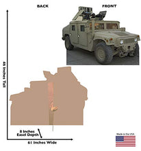 Load image into Gallery viewer, Advanced Graphics Army Hummer Cardboard Stand - Up - AT TEN Distribution
