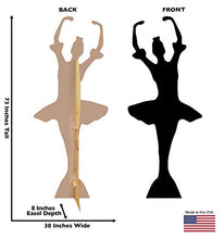 Load image into Gallery viewer, Advanced Graphics Ballerina Silhouette Life Size Cardboard Cutout Standup - AT TEN Distribution
