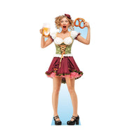 Advanced Graphics Bar Maid Pretzel Life Size Cardboard Cutout Standup - AT TEN Distribution