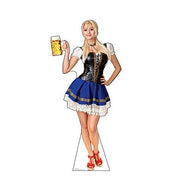 Advanced Graphics Bar Maiden Blue Skirt Life Size Cardboard Cutout Standup - AT TEN Distribution