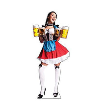 Load image into Gallery viewer, Advanced Graphics Bar Maiden Red Skirt Life Size Cardboard Cutout Standup - AT TEN Distribution

