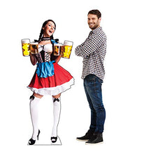 Load image into Gallery viewer, Advanced Graphics Bar Maiden Red Skirt Life Size Cardboard Cutout Standup - AT TEN Distribution
